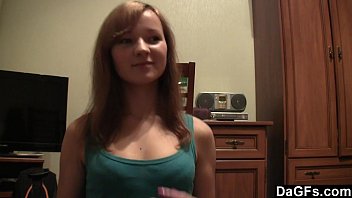 Naughty teen loves showing her fleshy pussy