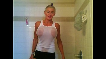 domme debbie in milky tank top